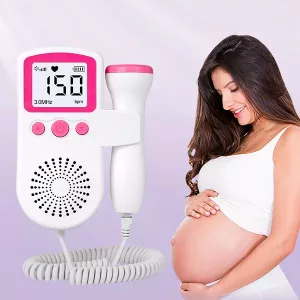 Doppler Pregnancy Fetal Baby Heart Rate Monitor
