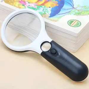 magnifying glass, magnifying glass with light, loupe, led light magnifying glass, magnifying loupe