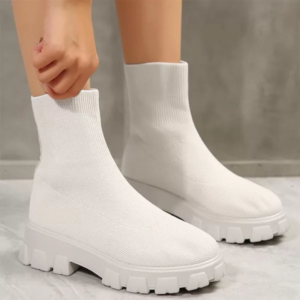 womens boots, sock ankle boots, platform boots, womens stylish boots