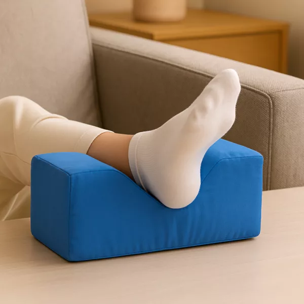 foot elevation pillow, ankle pillow, leg rest pillow, ankle cushion, leg elevating pillow