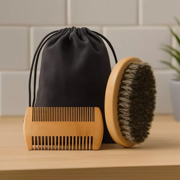 shaving brush set, shaving brush kit, beard styling tools