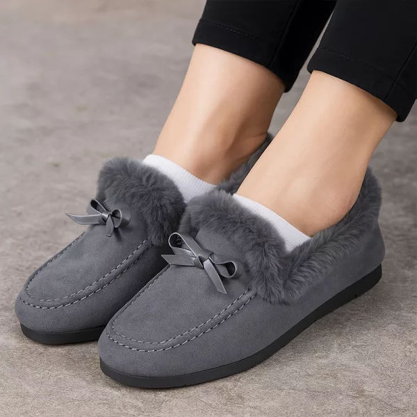 winter casual shoes, womens winter shoes, winter moccasins, fur moccasins