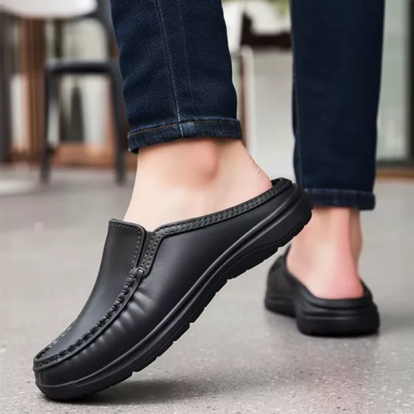open heel loafers, waterproof loafers, slip-on loafers, smart shoes
