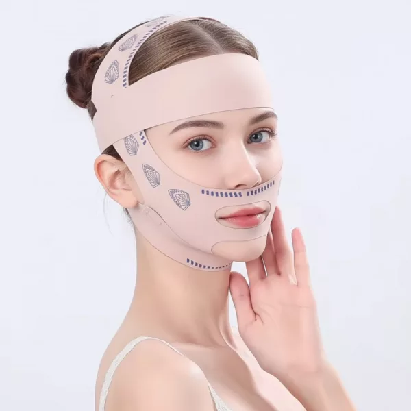 chin strap, face lifting mask, face slimming mask, double chin mask, slimming face