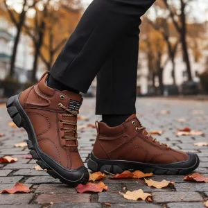 mens boots, snow boots, winter boots, ankle boots, waterproof boots, plush boots