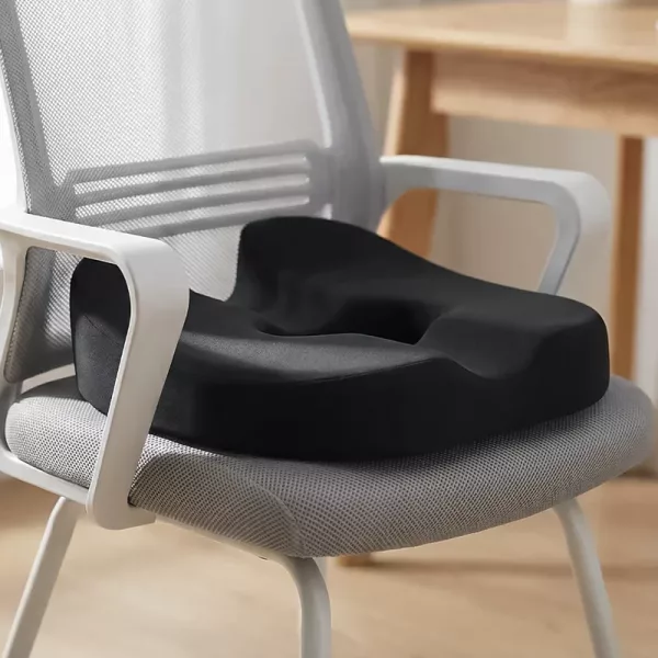 seat cushion, donut pillow, donut cushion, sciatica seat cushion, pressure relief seat cushion, coccyx seat cushion, tailbone pillow, hemorrhoid cushion
