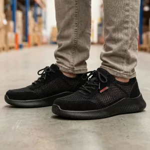 Breathable Puncture-Resistant Safety Shoes Non-Slip Lightweight Work Sneakers
