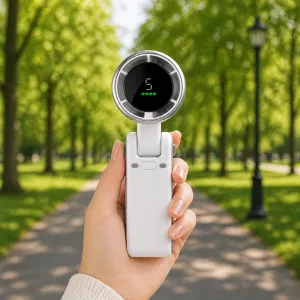 Portable Foldable Rechargeable Handheld Wearable Fan