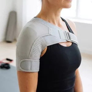 shoulder brace, shoulder support brace, shoulder compression sleeve