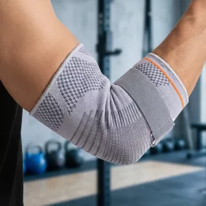 Adjustable Anti-Slip Elbow Support Compression Sleeve with Silicone Pad
