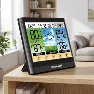 touchscreen weather station, home weather station, wireless weather station, indoor outdoor weather station, portable weather station