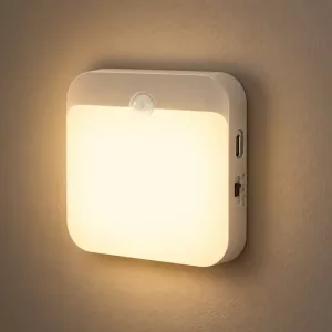 led night light, wall mounted lamp, motion sensor lamp, motion sensor light