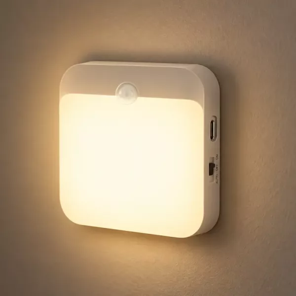 led night light, wall mounted lamp, motion sensor lamp, motion sensor light