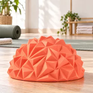 pineapple ball, exercise half ball, half yoga ball, half balance ball, half ball balance trainer