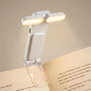 Rechargeable USB Reading Light Clamp Book Lamp for Seniors